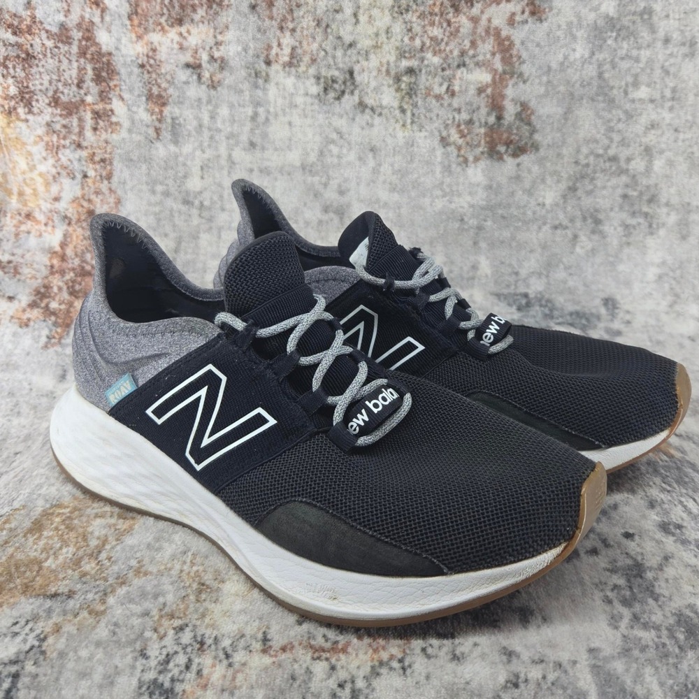 New Balance Fresh Foam Roav v1 Running Shoes Mens 9 Black Gray Sneakers Trainers